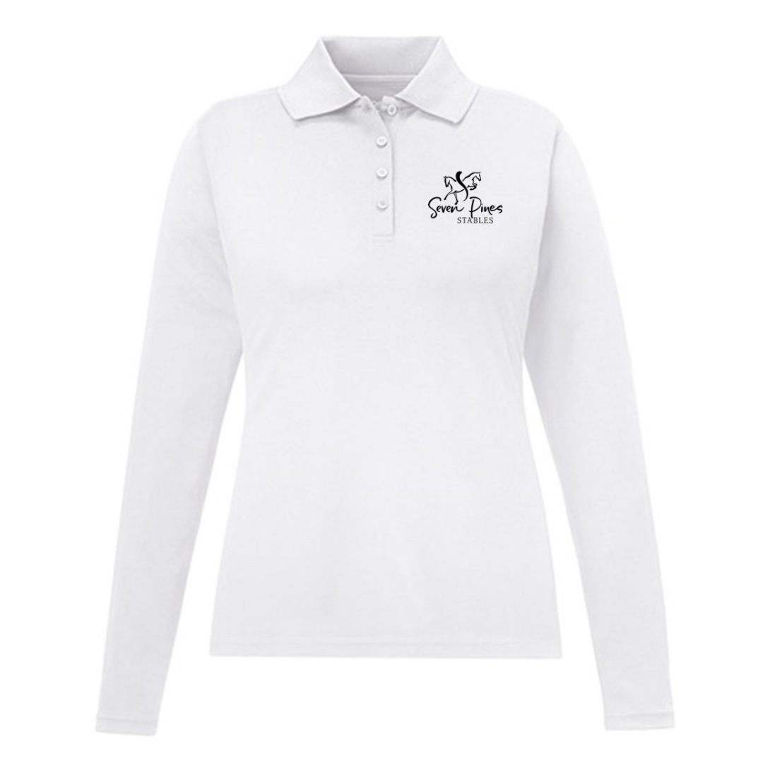 Seven Pines Stables Long Sleeve Polo