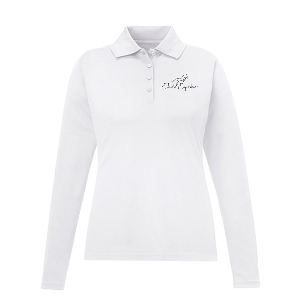 Elevate Equestrian Long Sleeve Polo
