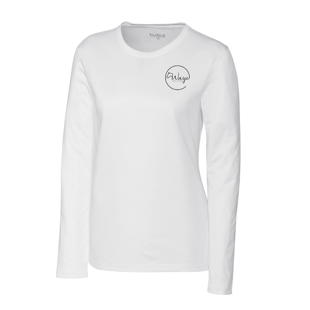 Waye Show Horses Long Sleeve Tech Shirt