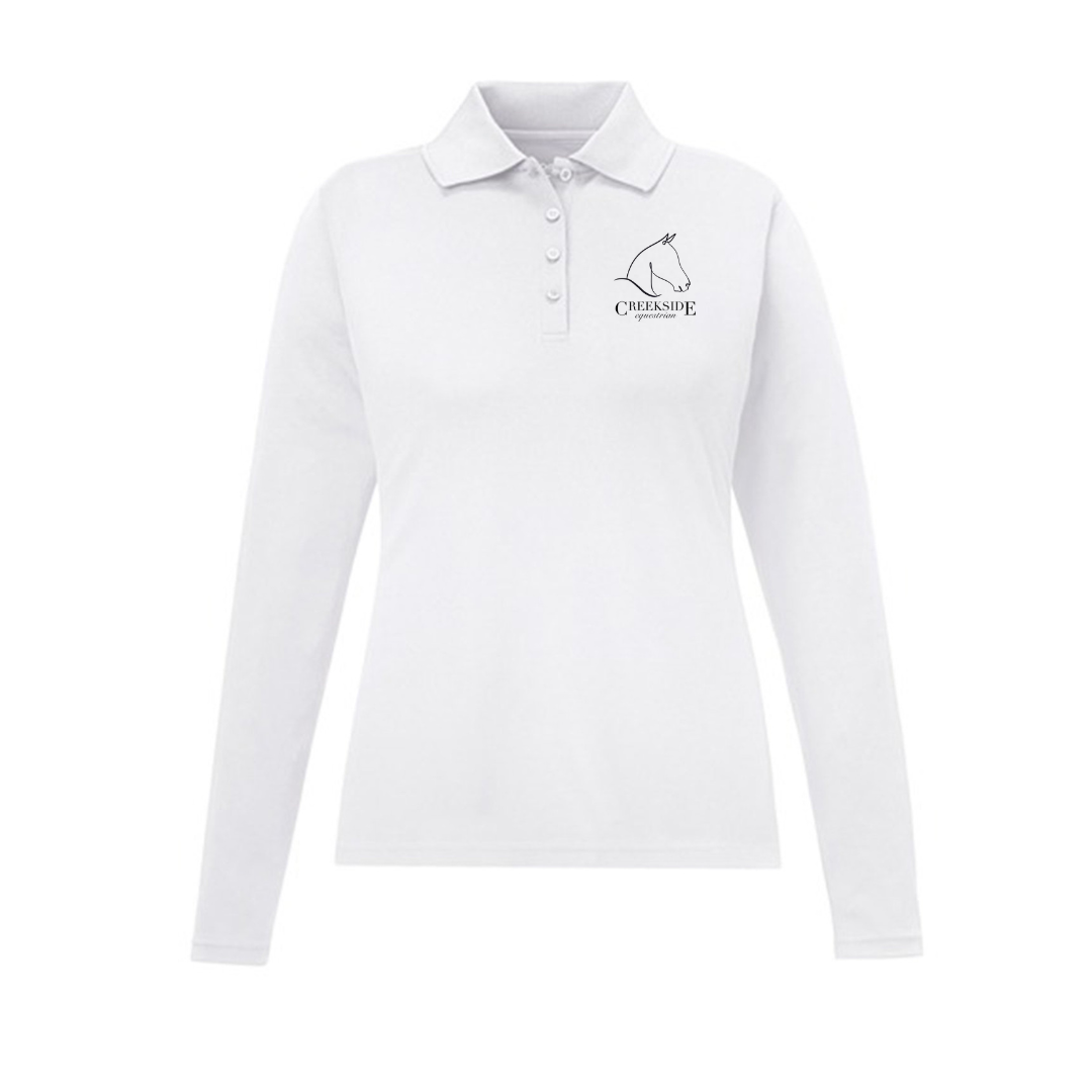 Creekside Equestrian Long Sleeve Polo