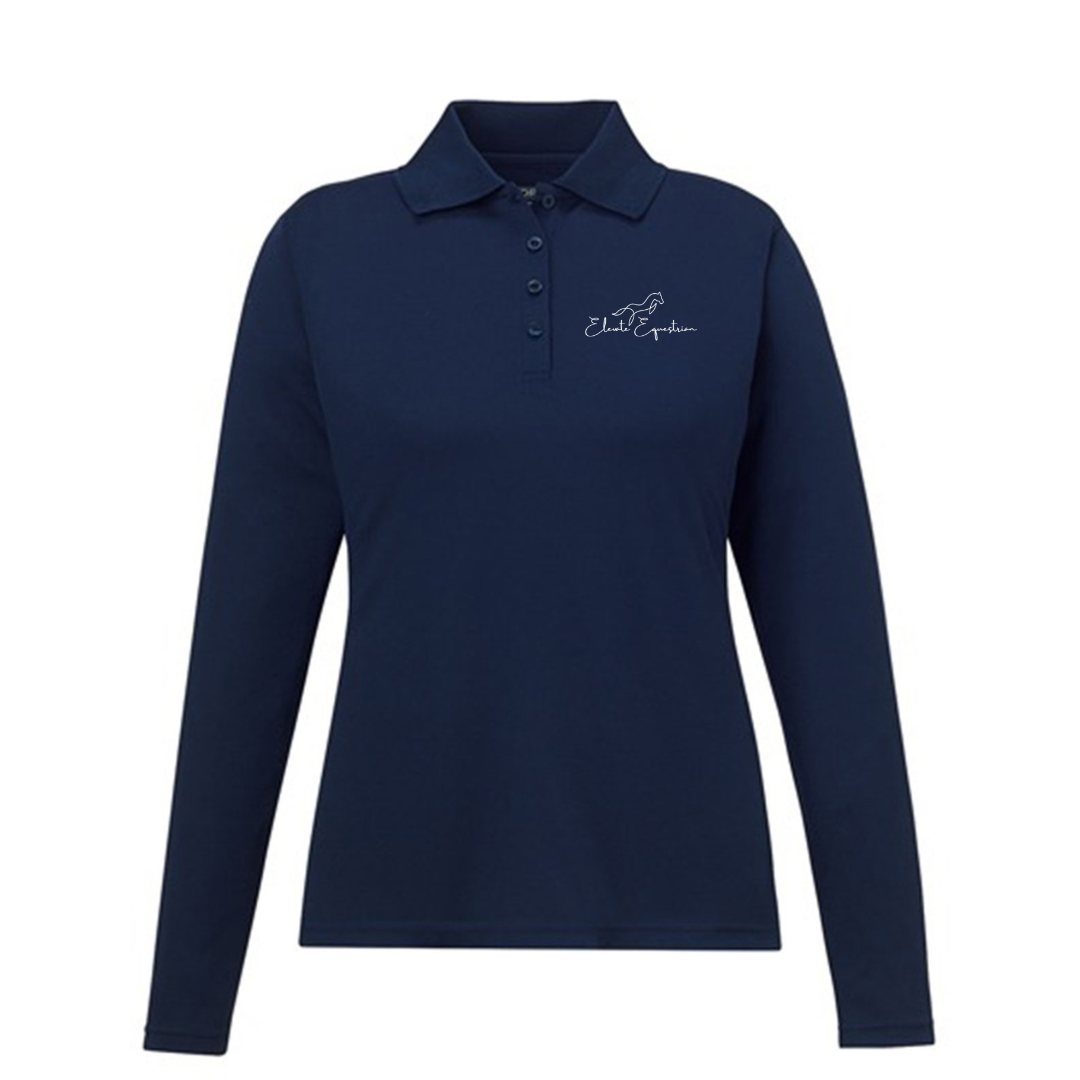 Elevate Equestrian Long Sleeve Polo