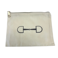 RES Equestrian Canvas Zip Pouch