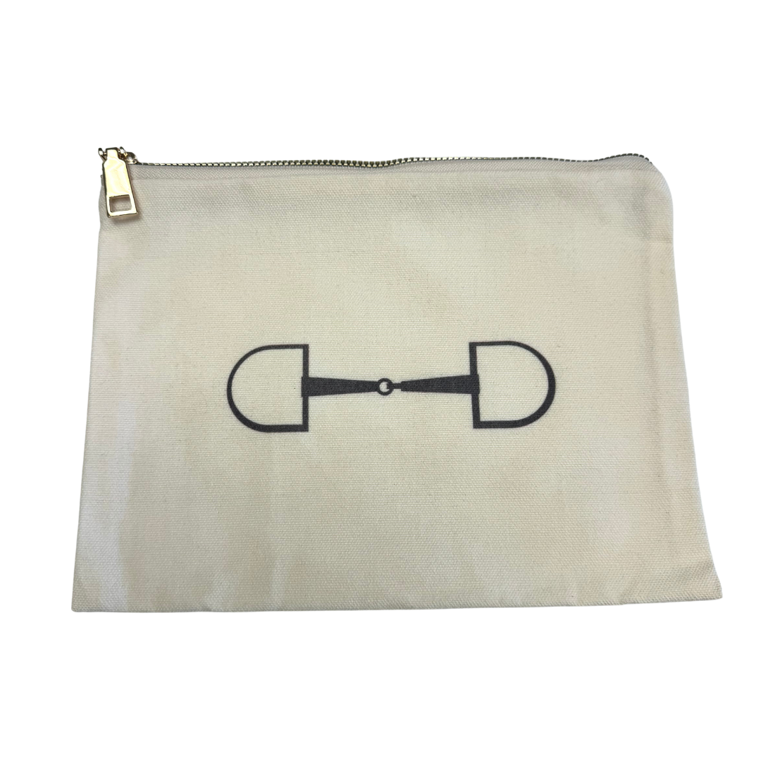 RES Equestrian Canvas Zip Pouch