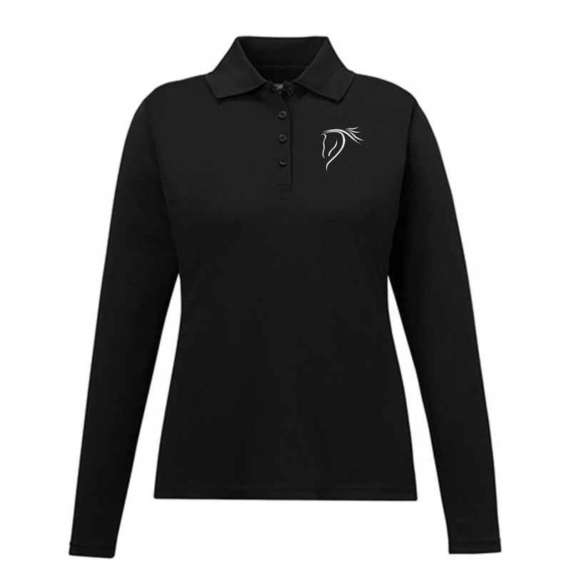 Vector Equestrian Long Sleeve Polo