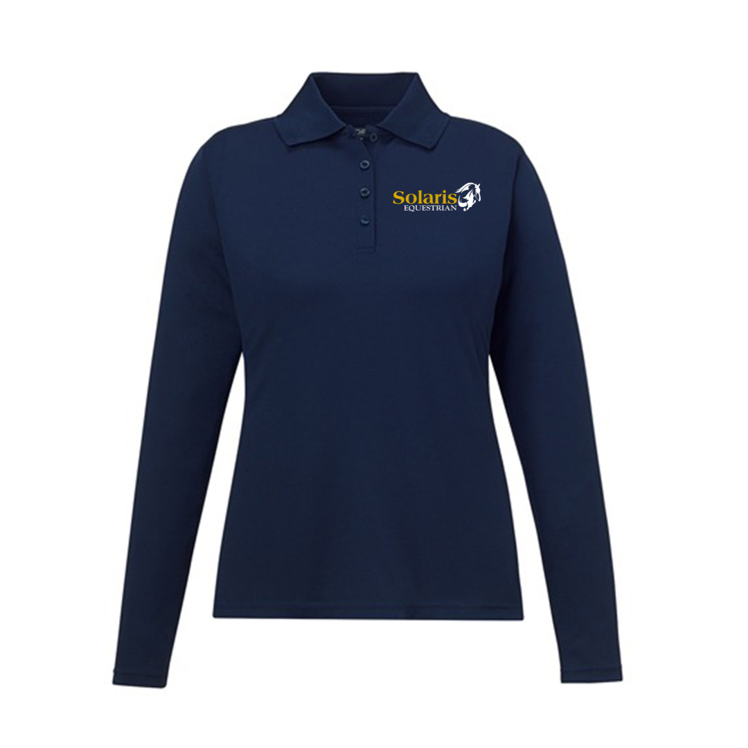 Solaris Equestrian/Kueber Farms Long Sleeve Polo