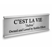Premium Aluminum Stall Plate Holder