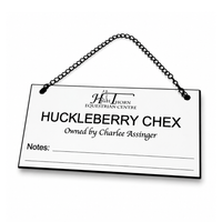 Premium Dry Erase Stall Sign