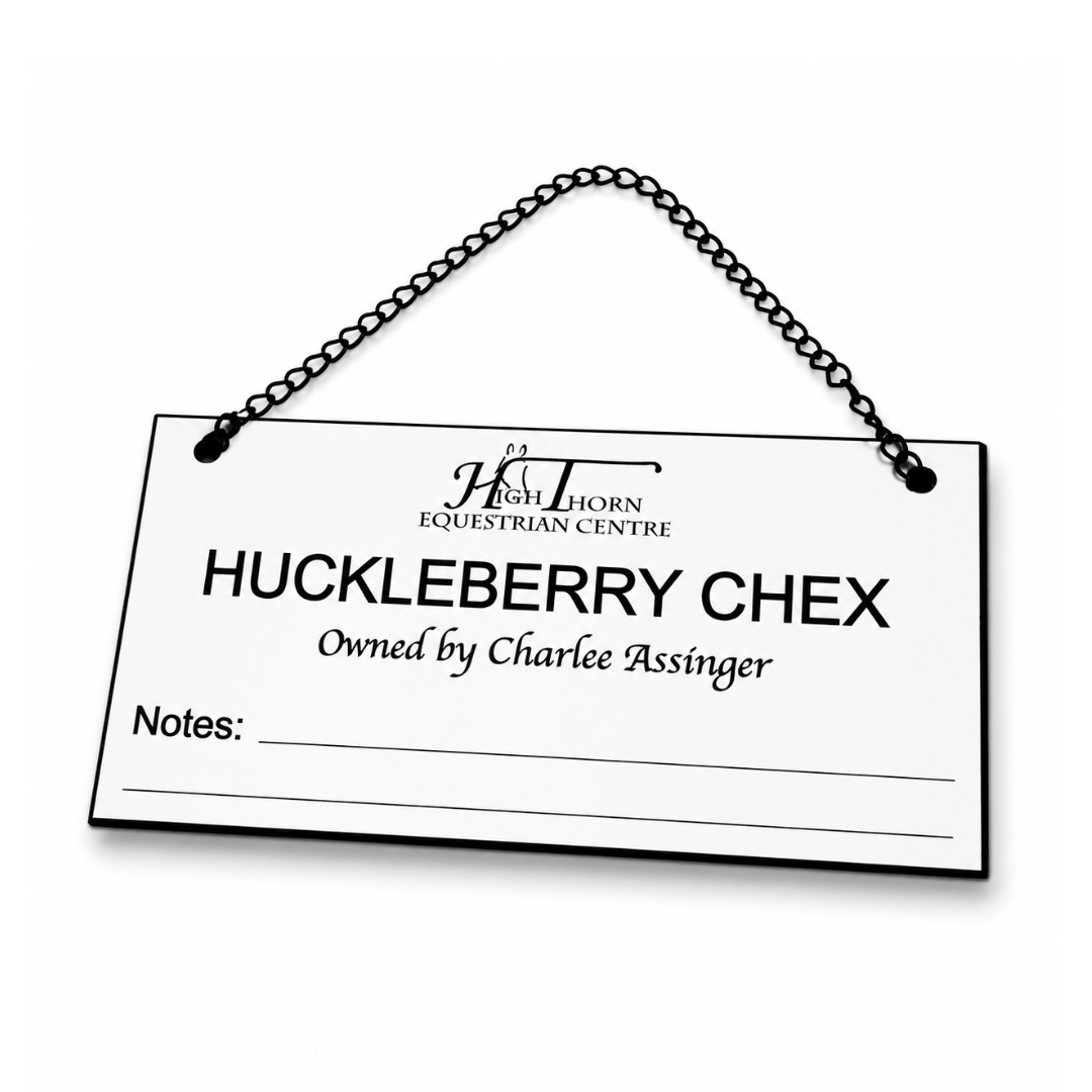 Premium Dry Erase Stall Sign