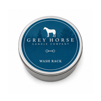 Grey Horse Tin Candle