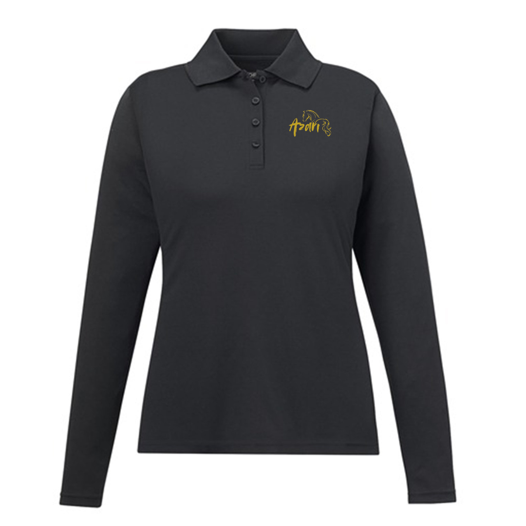 Azari Equestrian Long Sleeve Polo