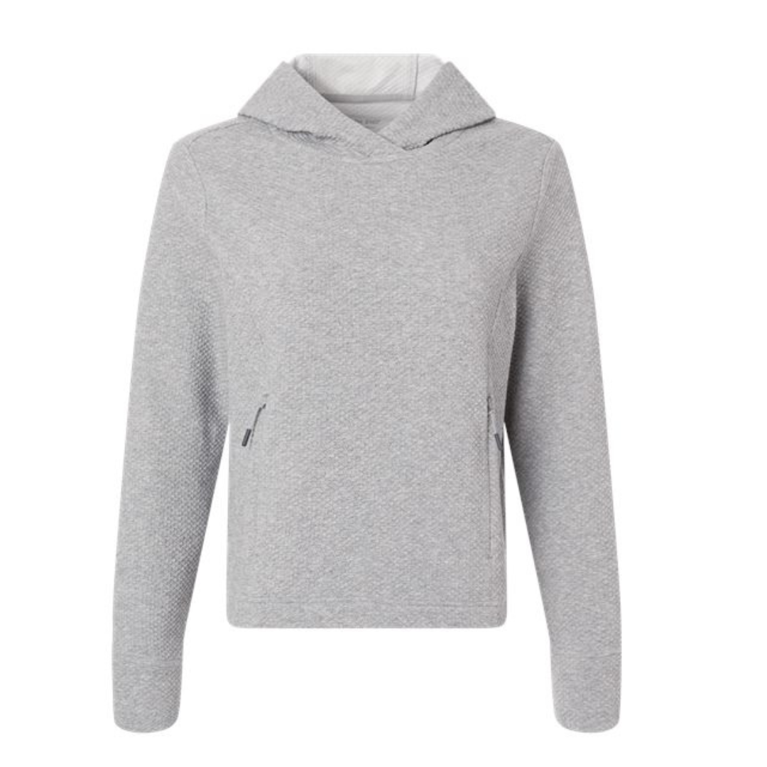 Textured Hooded Pullover