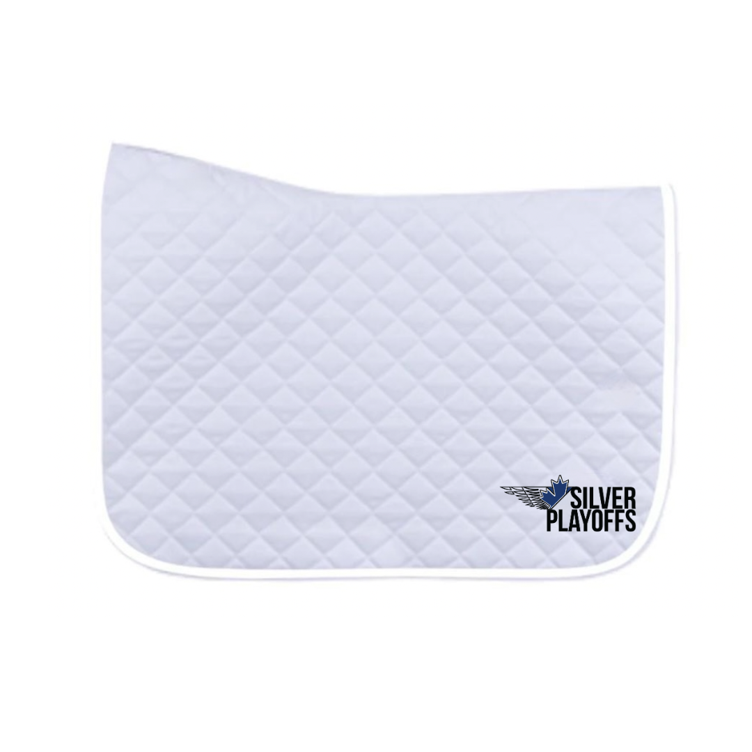 Silver Playoffs Saddle Pad