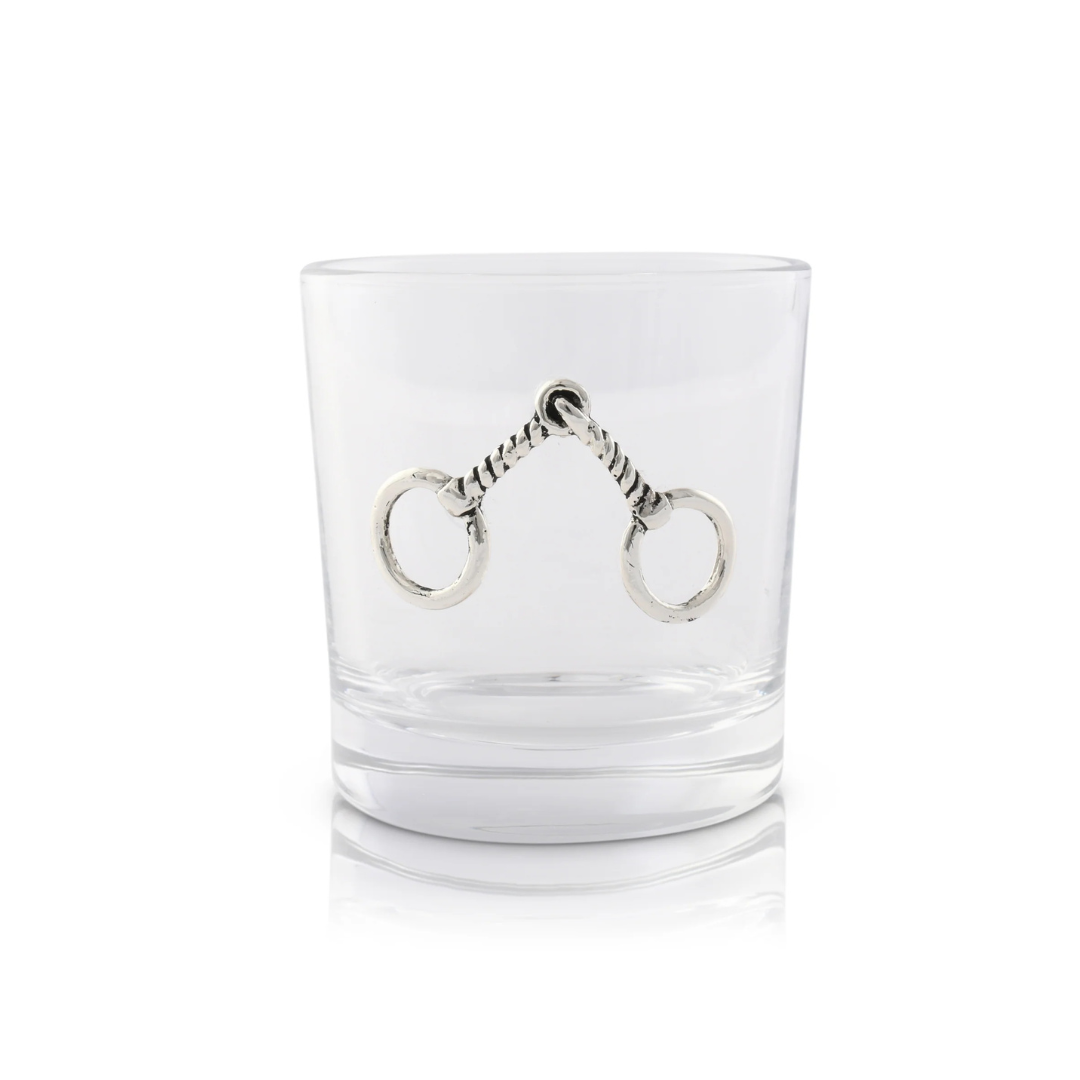 Equestrian Bit Bar Glass Set