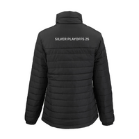 Silver Playoffs 2025 Puffer Coat