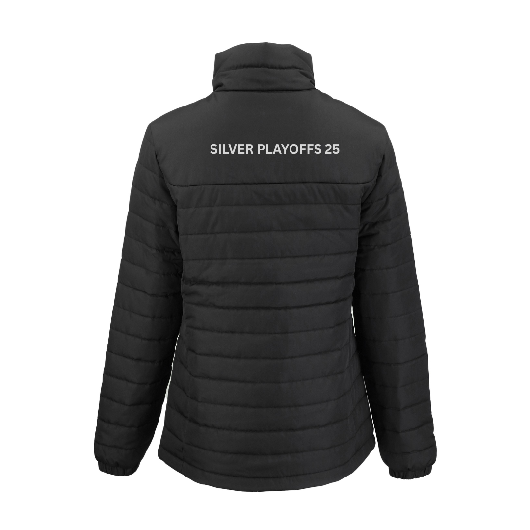 Silver Playoffs 2025 Puffer Coat