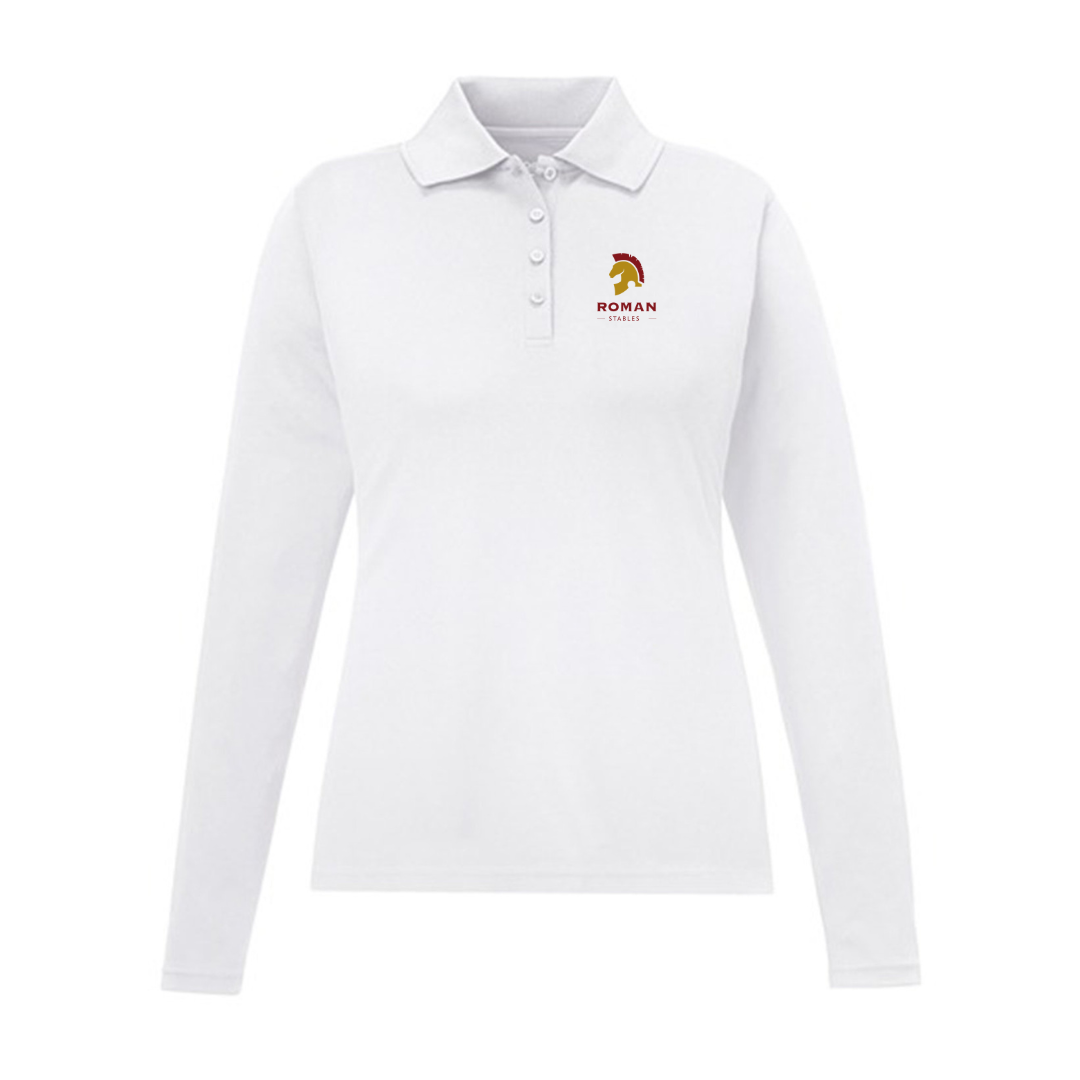 RS Tuff Rider Long Sleeve Polo