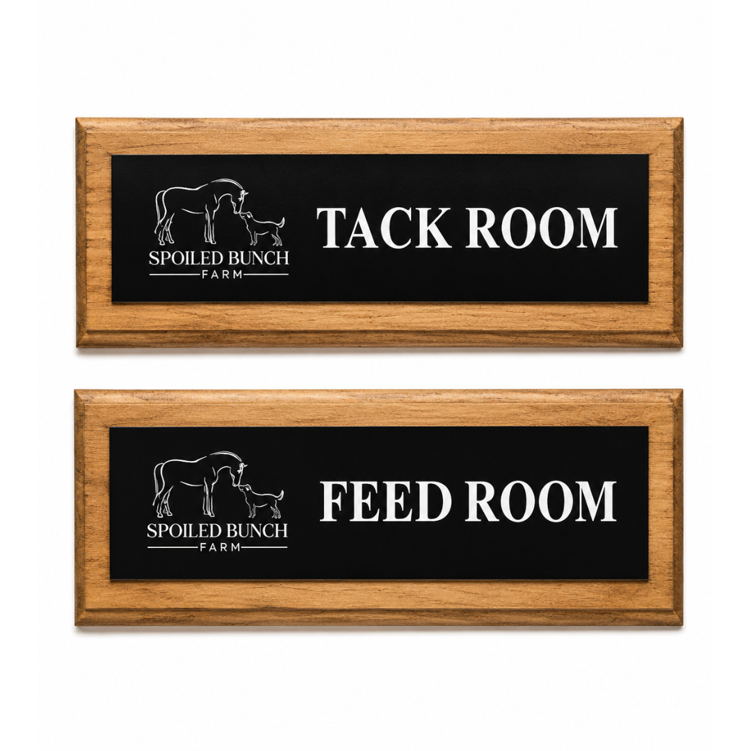 Large Premium Engraved Barn Plaque
