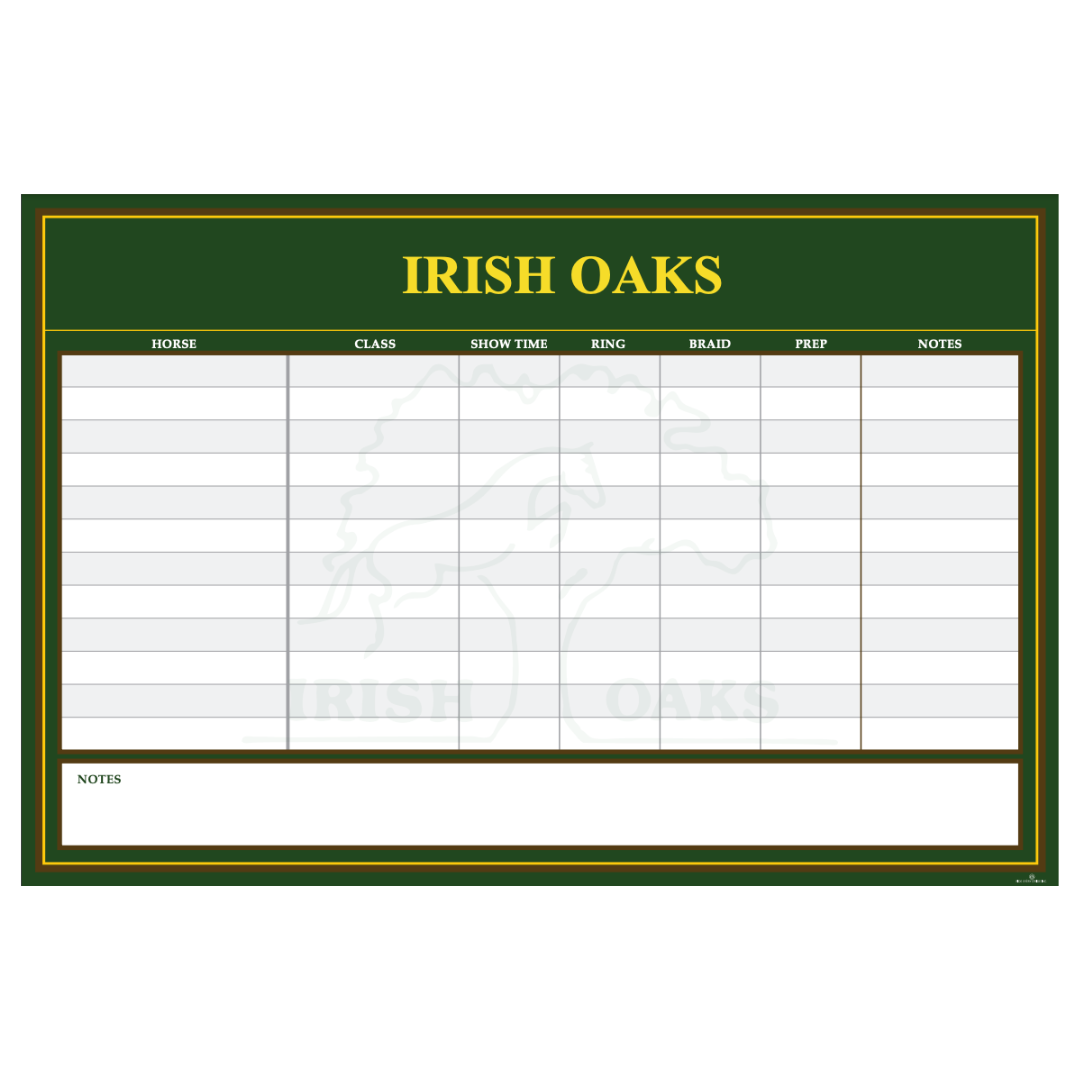 Equestrian White Boards - Custom