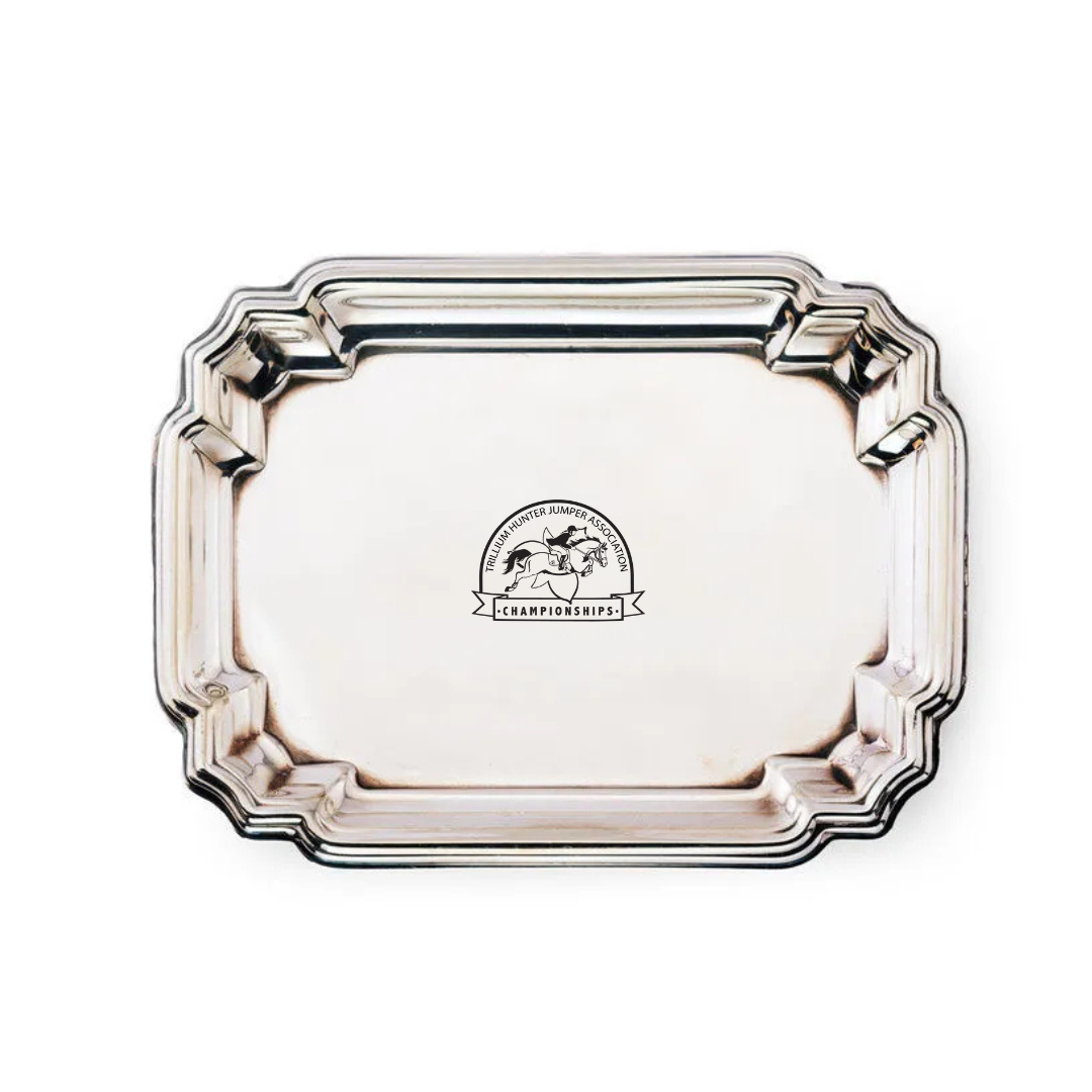 Carriage Rectangle Award Tray