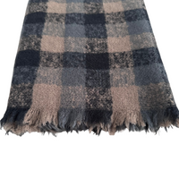 Plaid Infinity Scarf