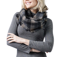 Plaid Infinity Scarf