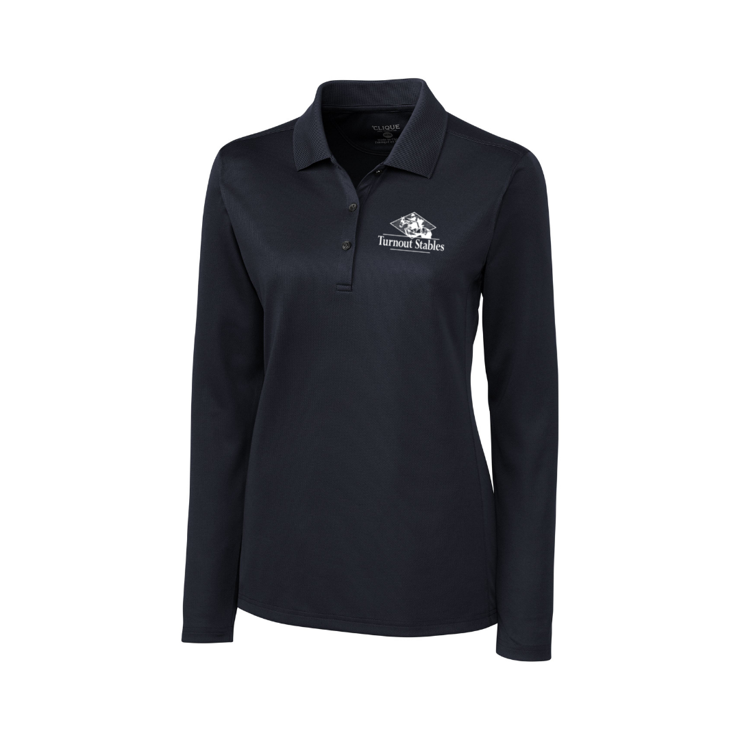Turnout Stables Long Sleeve Polo