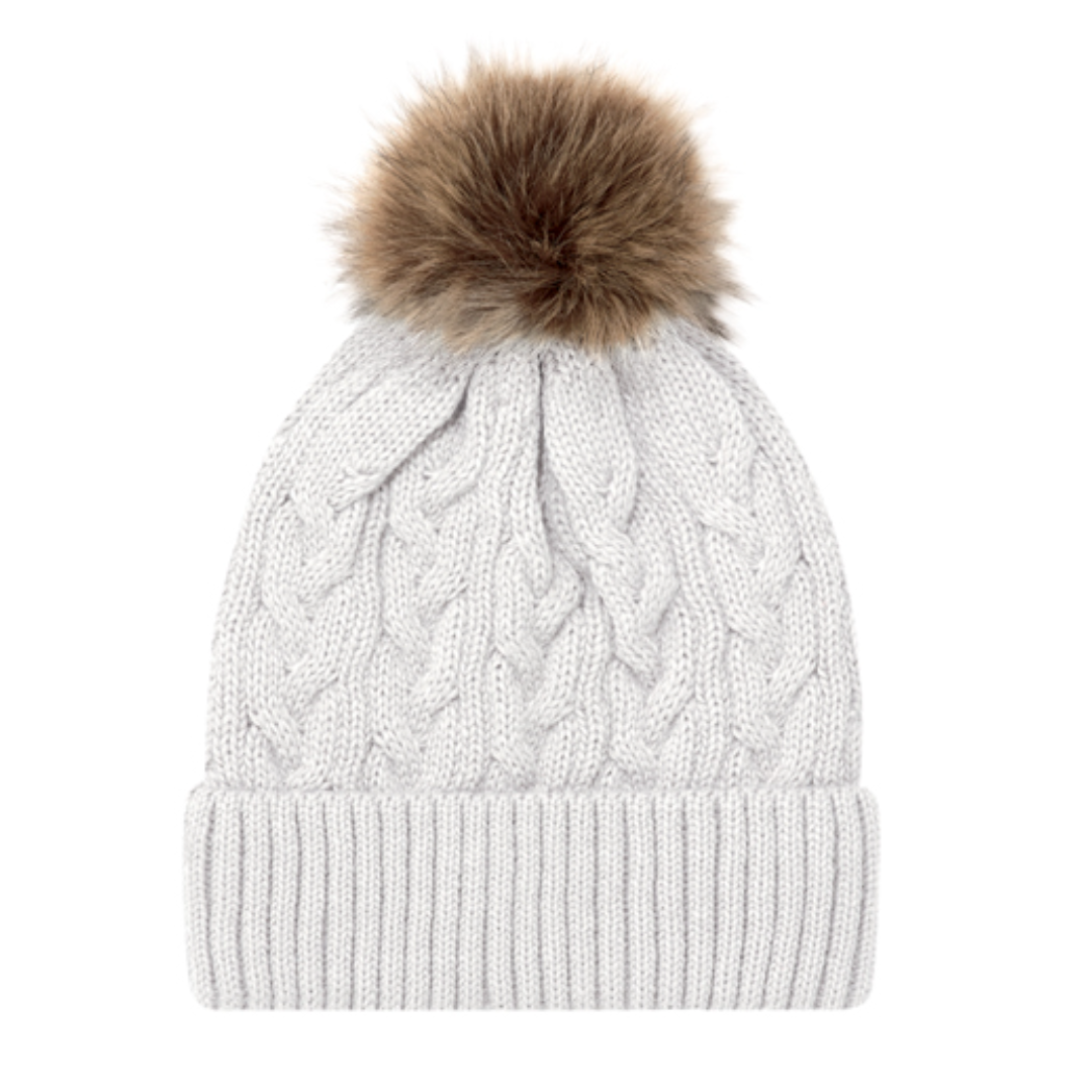 Faux Fur Pom Toque