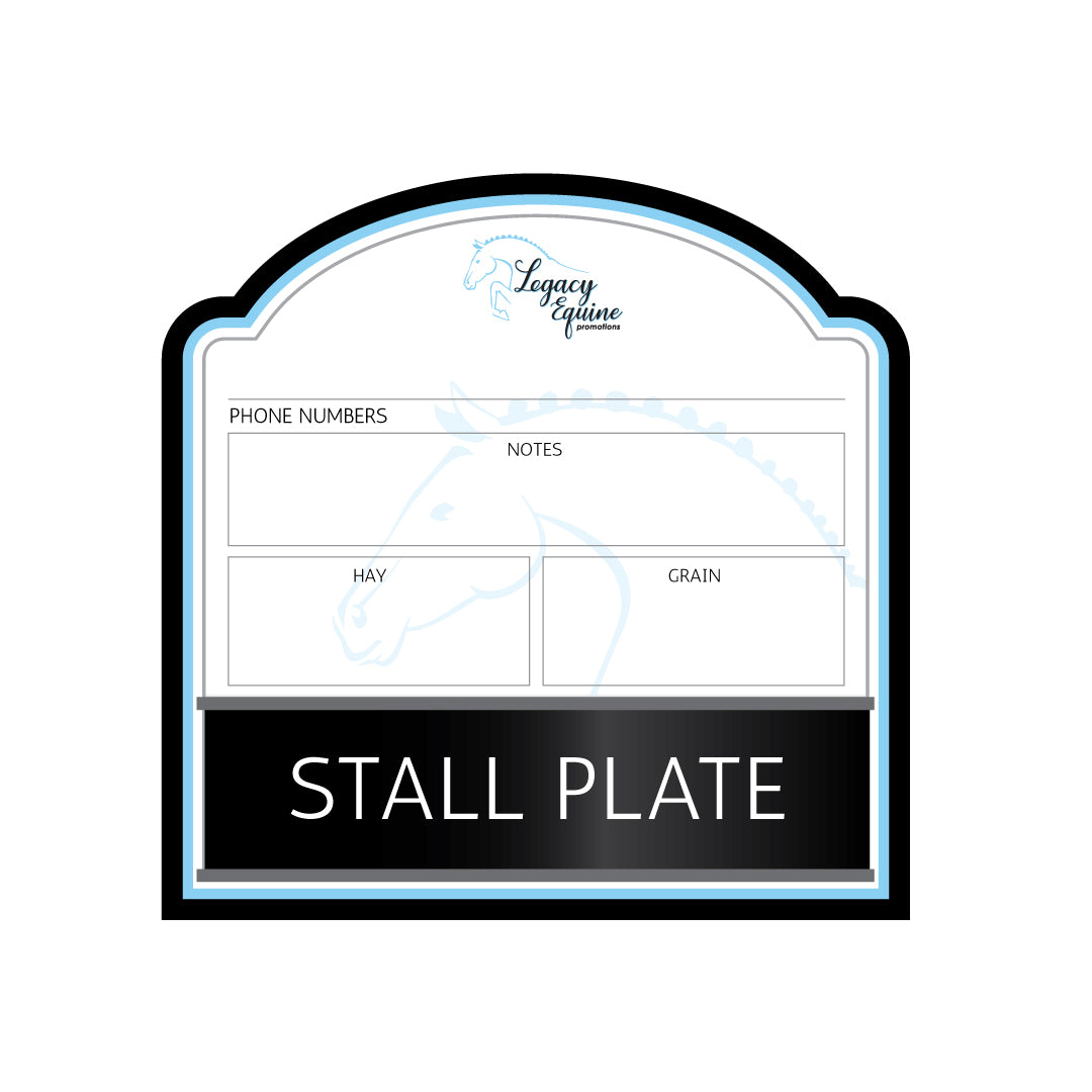 Premium Dry Erase Stall Plaques